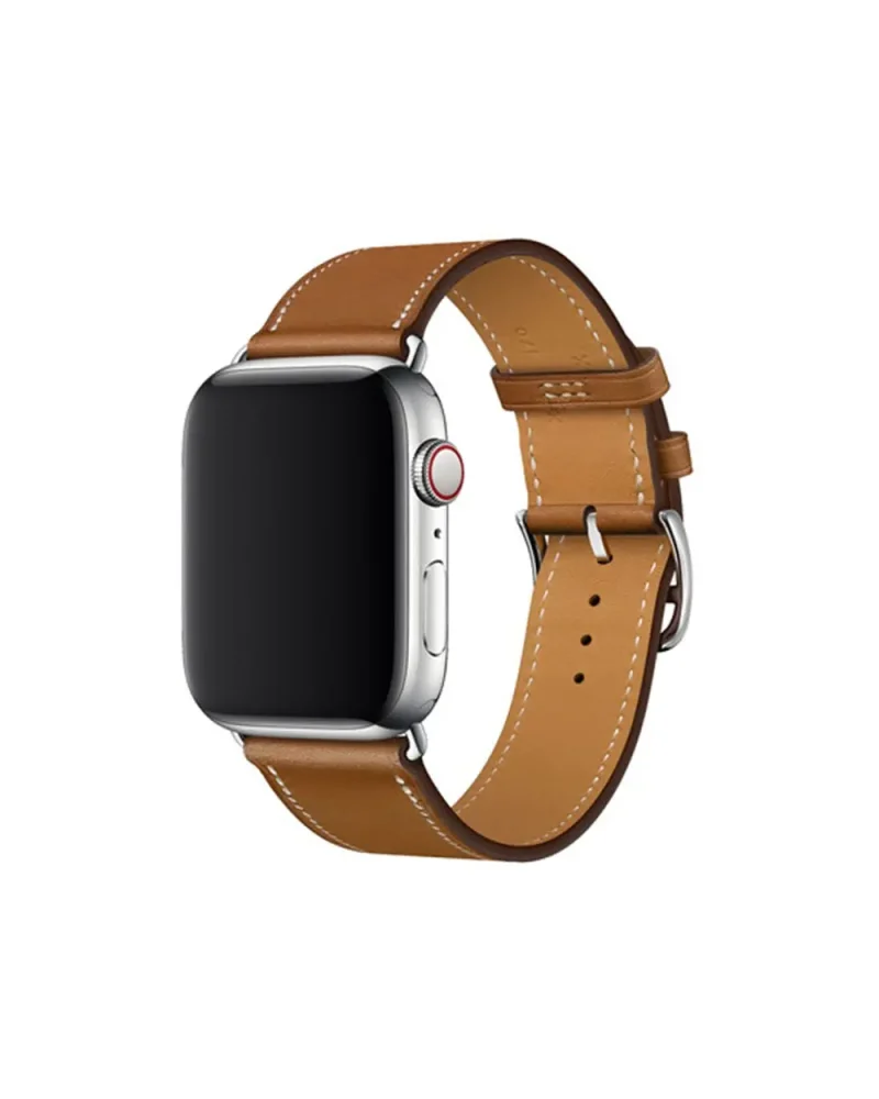 Leather Buckle Classic - Brown