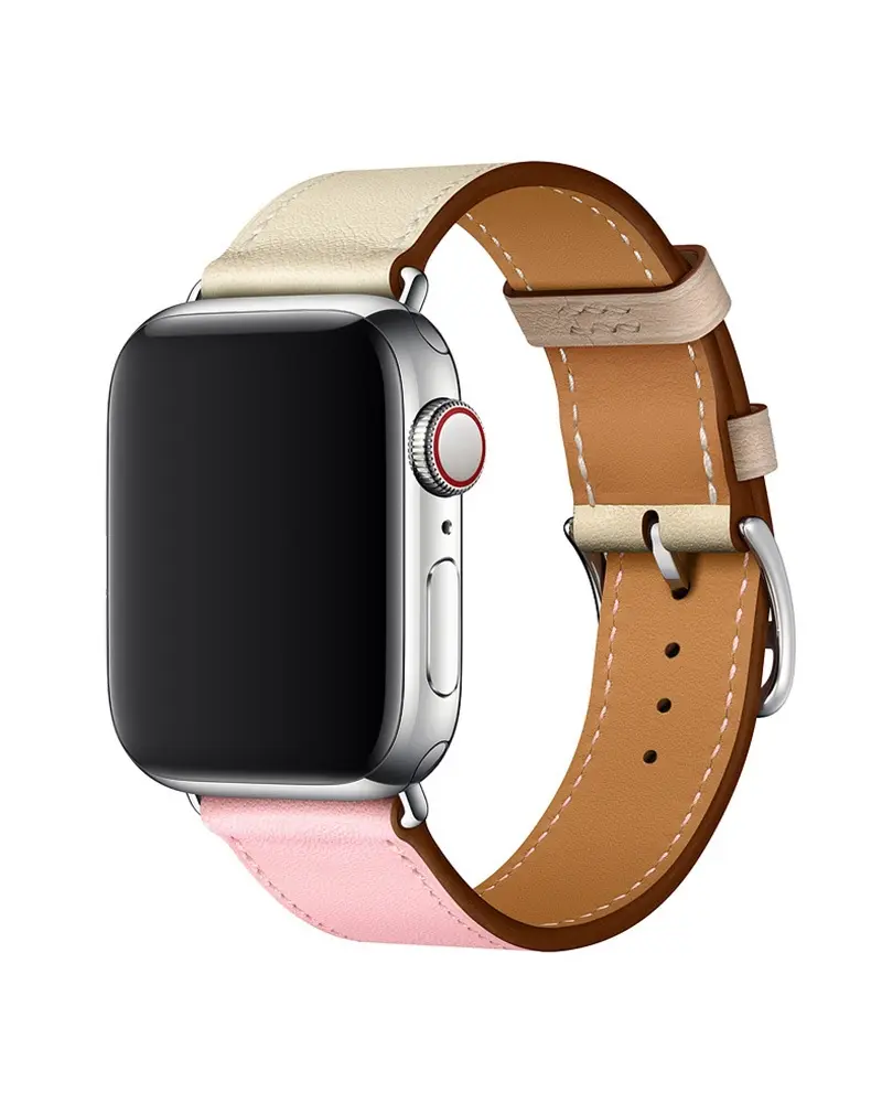 Leather Buckle Classic - Pink