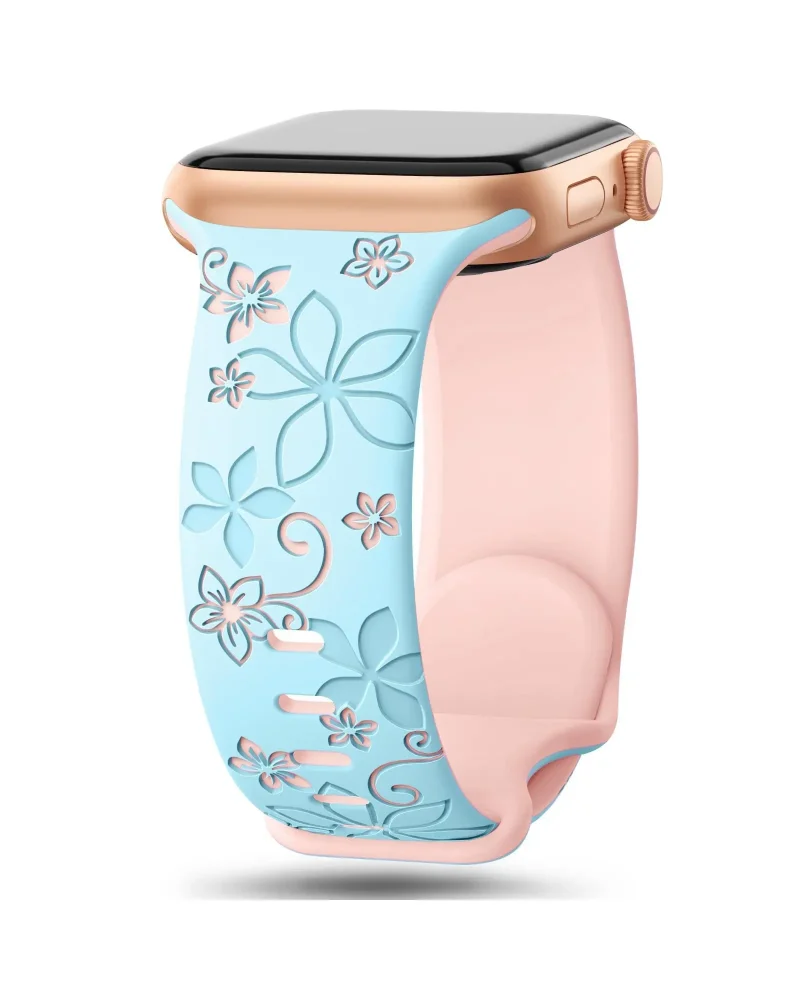 Sakura Sport Band - Light Blue Pink