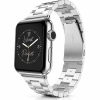 Model wearing Classic Stainless Steel – Silver Apple Watch band