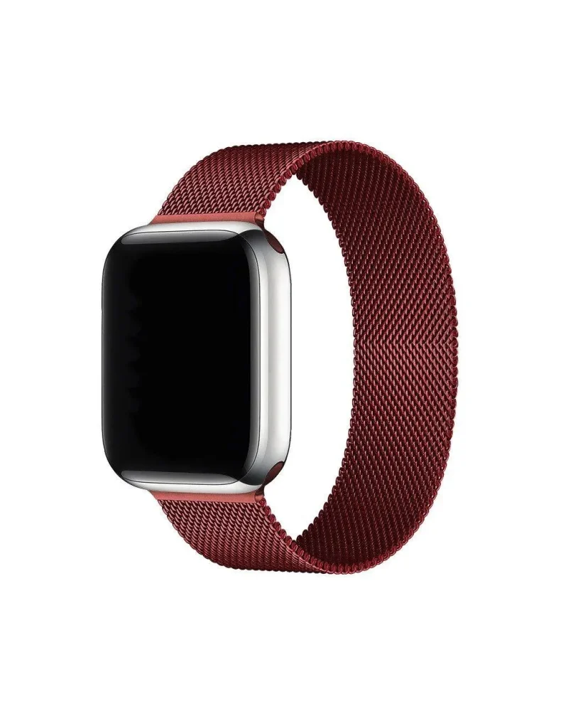 Milanese Loop - Wine Red