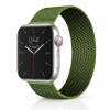 Model wearing Milanese Loop – Green Apple Watch band