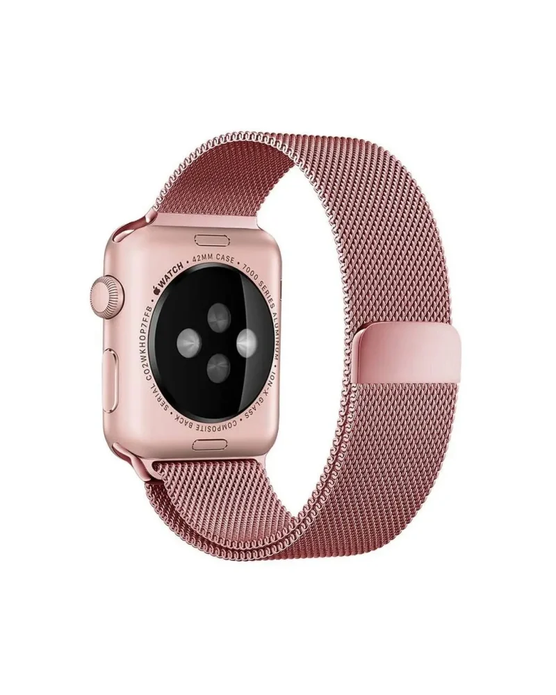 Alternative view of Milanese Loop - Rose Pink