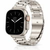 Model wearing Classic Stainless Steel – Starlight Apple Watch band